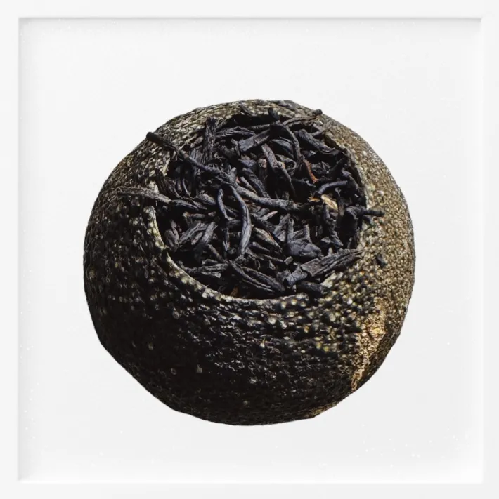 Clearance GONG TING XIAO – pu’er shu in King Orange Foglie Di Tè