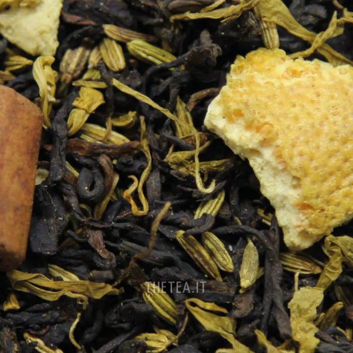 New PU’ER – GOCCE DI MANDARINO Foglie Di Tè