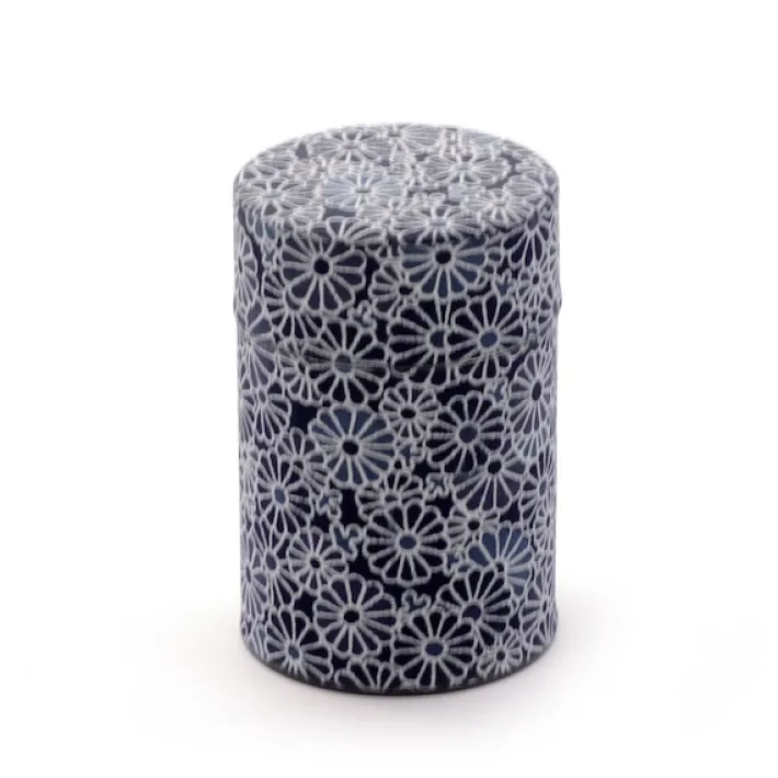 Hot WASHI TIN SMALL – FLOWER BLUE Accessori Per Il Tè