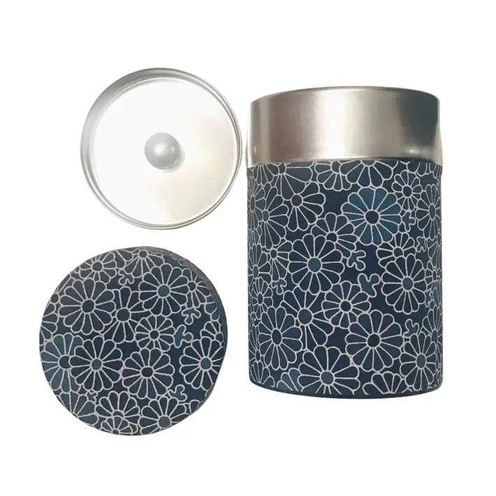 Hot WASHI TIN SMALL – FLOWER BLUE Accessori Per Il Tè